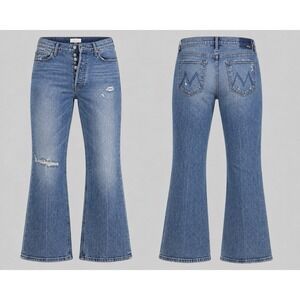 MOTHER SUPERIOR Jeans 32 The Tripper Flood Limited Edition Button Fly Flare NWT